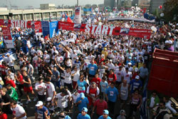 Start of the 2007 Blom Beirut Marathon