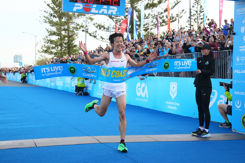 1st male naoki koyama marathon