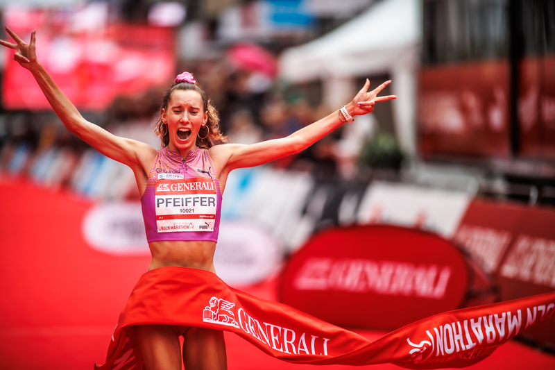 Eshter pfeiffer champion cologne halfmarathon